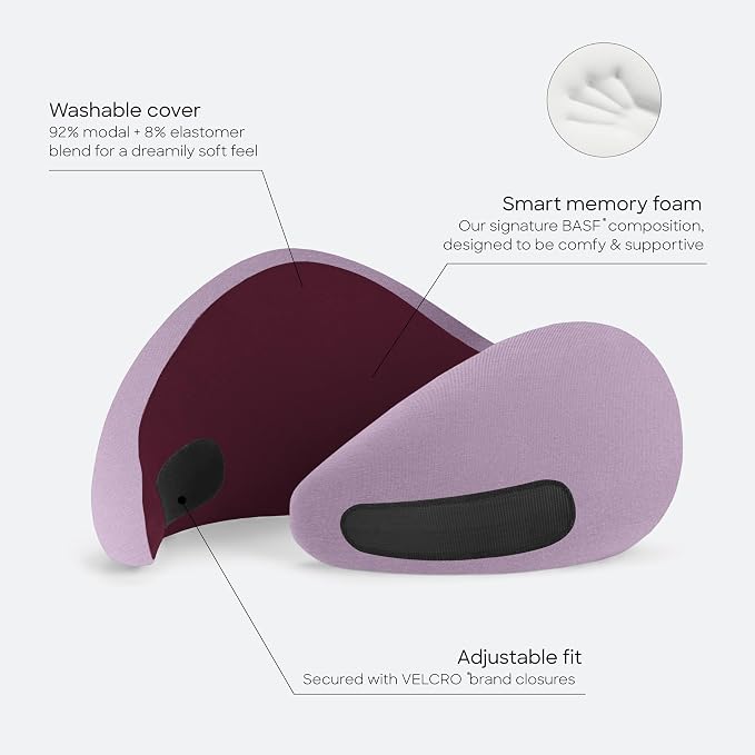 Ostrichpillow GO Travel Pillow, 360° Memory Foam Support, Soft & Washable - Image 3