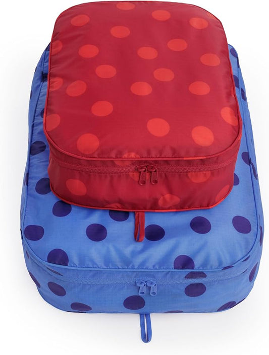 BAGGU Large Packing Cube Set - Polka Dot Mix by Baggu