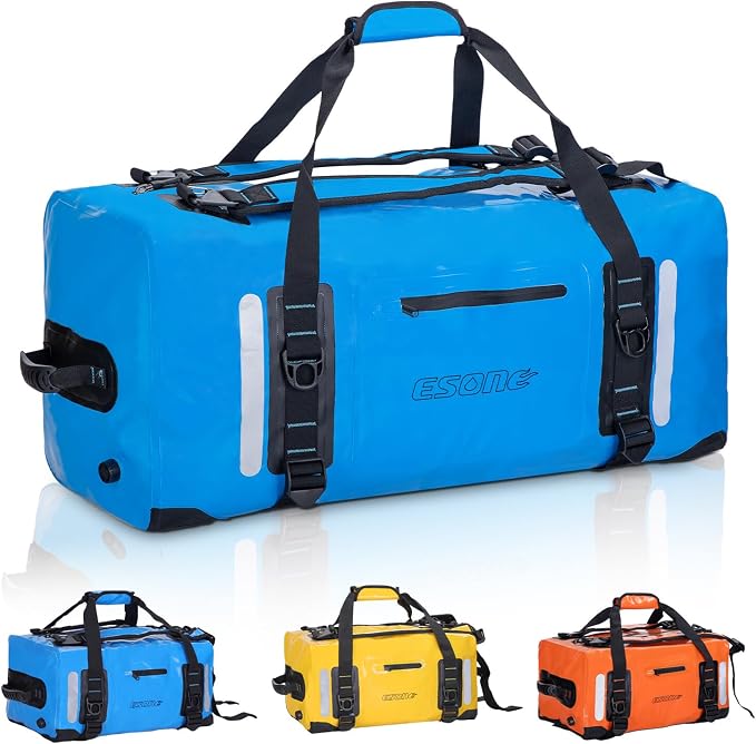 ESONE Dry Bags Waterproof Backpack for Men/Women Dry Bags for Kayaking Waterproof Backpack for Travel Dry Bag Backpack Waterproof Duffel Bag Applicable Boating Camping Paddle Board Surfing（90L） by ESONE
