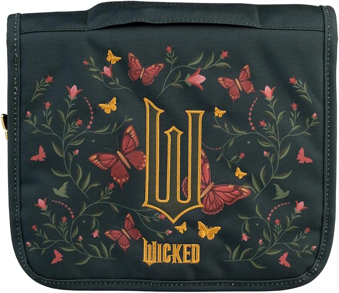 Grupo Erik Hanging Toiletry Bag - Wicked Merchandise | Travel Toiletry Bag Waterproof with Hook, Cosmetic Bags Makeup, Toiletries Travel Organiser | Wicked Gifts Under 20 Pounds by GrupoErikUSA