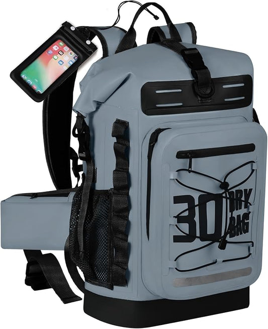 MORXPLOR Dry Bag Waterproof,5L/10L/20L/30L/40L/55L Roll Top Dry Bag Backpack with WaterProof Phone Case for Swim,Kayak by MORXPLOR