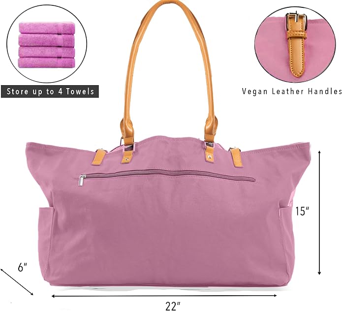 Keho Waterproof Beach Bag with Pockets For Women (Sandproof) - Image 4