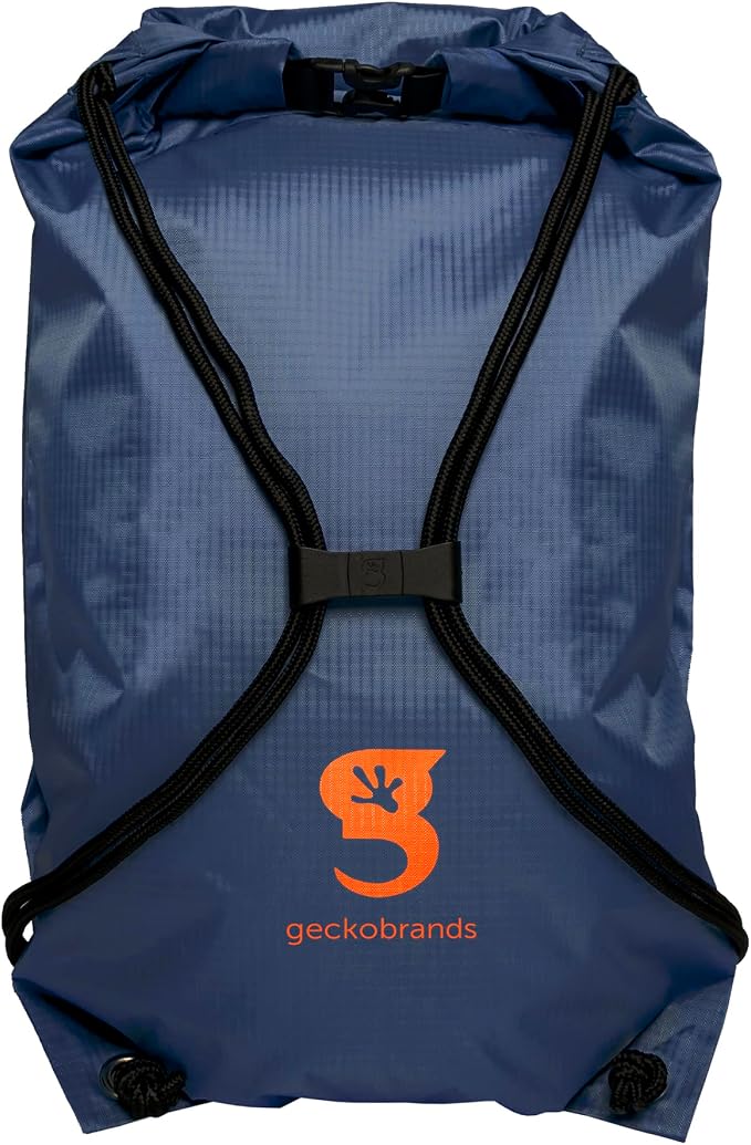 geckobrands Embark 10L Drawstring Backpack – Waterproof, Lightweight Dry Bag for Beach, Hiking, and Light Water Activities - Image 2