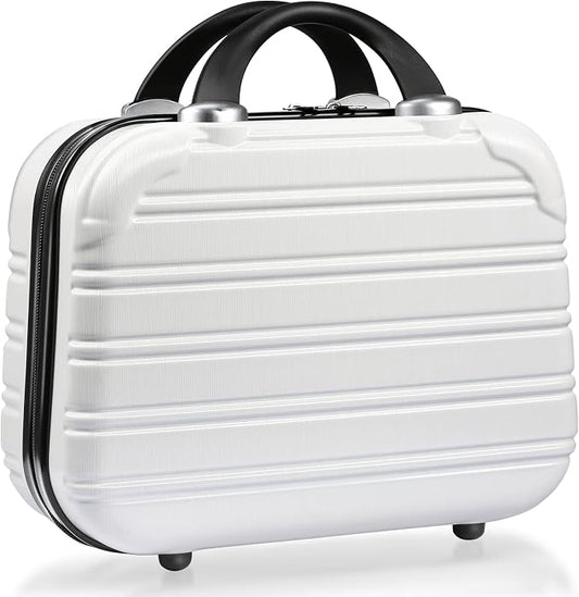 14-Inch Makeup Train Case Hardshell PC+ABS Travel Cosmetic Organizer, Makeup Storage Box for Toiletry Durable Portable Gifts for Women. by CosmeticCase
