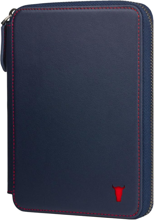 TORRO Travel Wallet – Genuine Leather Travel Organiser with Passport Holder and Detachable Cardholder by TORRO