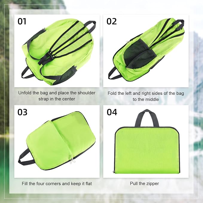 Reginary 40 Pcs Backpacks in Bulk Back Pack 17 Inch Foldable Travel Backpack,Book Bag for Donation Assorted Color(5 Colors,Solid Series) - Image 4