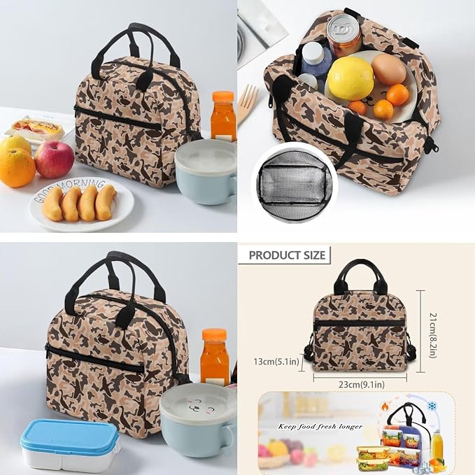 Flying Duck Kids School Backpack Set 4Pcs 17 Inch with Lunch Bag | Pencil Case and Water Bottle Holder, Lightweight 600D Fabric, Multi Compartments, for Boys Girls Elementary Middle School - Image 5