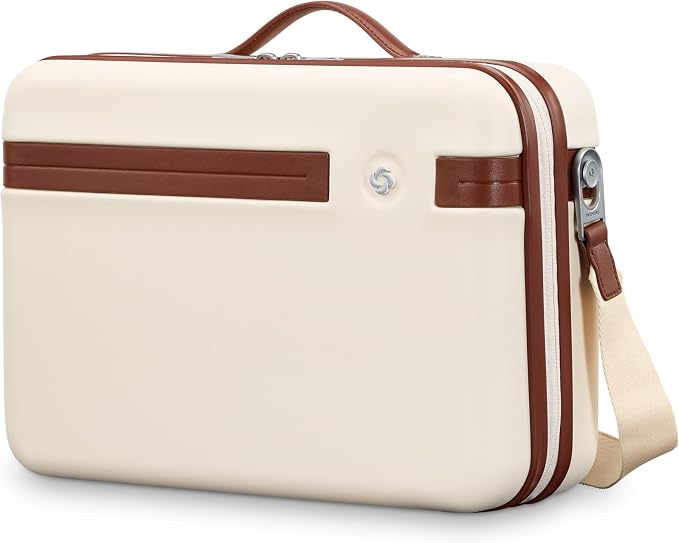 Samsonite Virtuosa Hardside Train Case, Crossbody Travel Makeup Case with Removable Strap by Samsonite