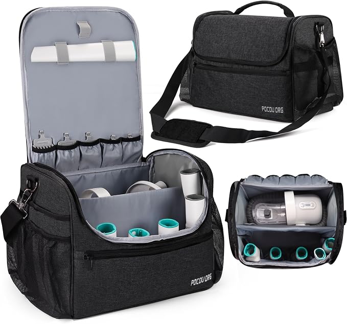 Pet Travel/Grooming Supplies Organizer Carry Bag - Compatible with Oneisall/Neabot Dog Grooming Vacuum, Large Capacity - Bag Only (Black) by SOLDWELLALLOVERTHEWORLD