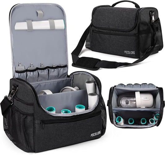 Pet Travel/Grooming Supplies Organizer Carry Bag - Compatible with Oneisall/Neabot Dog Grooming Vacuum, Large Capacity - Bag Only (Black) by SOLDWELLALLOVERTHEWORLD