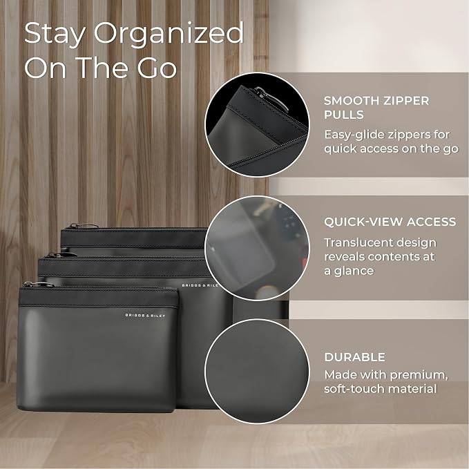 Briggs & Riley Travel Essentials Translucent Pouch Set - Image 2