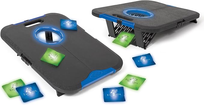 EastPoint Sports Go! Gater Cornhole – Light-Up and Travel Versions – Easy Storage & Light-Weight – Perfect for Outdoor and Indoor Play by EastPoint