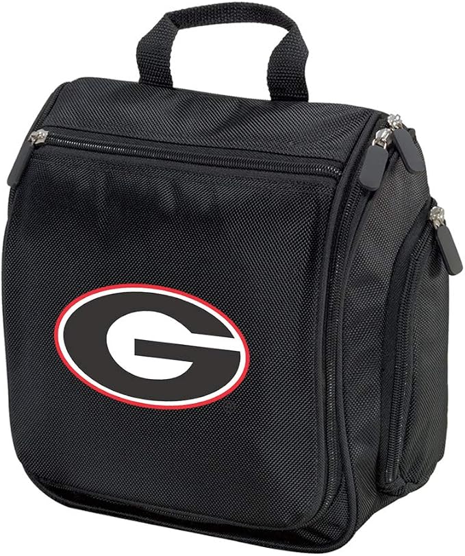 Broad Bay University of Georgia Toiletry Bags or Hanging Travel Shaving Kits (Multi Color - Black) by BroadBayPersonalizedGifts