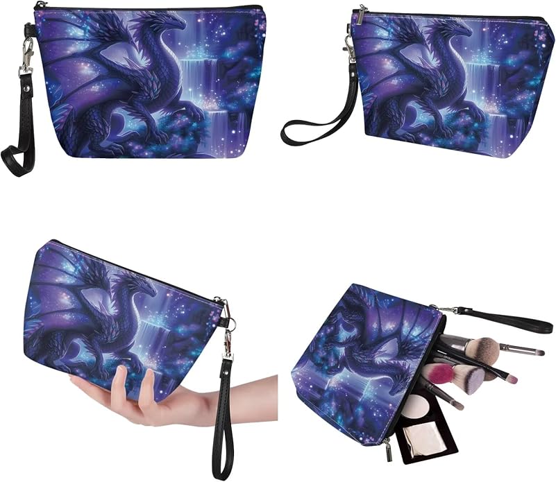 GIFTPUZZ Women Tote Bag Women Wallet Portable Cosmetic Bag for Women Bag Set 3 Pack PU Leather Bags with Zipper - Image 6