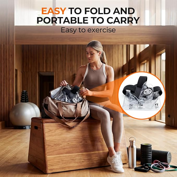 Water Weights Aqua Bag, 44 lbs - Adjustable Portable Water Weight Workout Sandbag Alternative Stability Fitness Equipment for Strength Core Balance Training Full Body Exercise Home Gym - Image 6