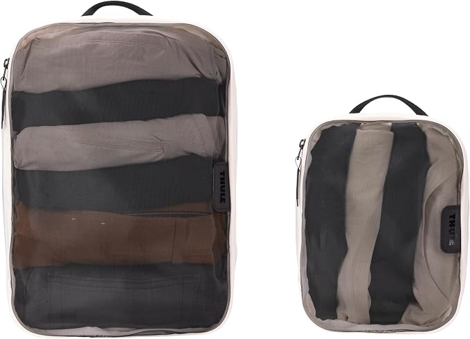 Thule Packing Cube Set, Includes Medium & Small Cubes, Transparent Fabric, Organize Clothing, Easy to Pack - Image 11