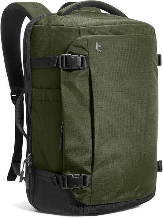 tomtoc 28/40L Travel Backpack, TSA Carry On/Personal Item Bag Flight Approved, Water-resistant Carry on Luggage, PFAS Free by tomtoc