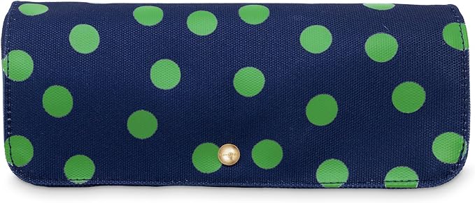 kate spade new york Travel Jewelry Roll, Sonnet Dot | Fabric Jewelry Case Organizer for Women, Cute Jewelry Organization Holds Necklaces, Rings, Bracelets with Zipper Pocket - Image 3