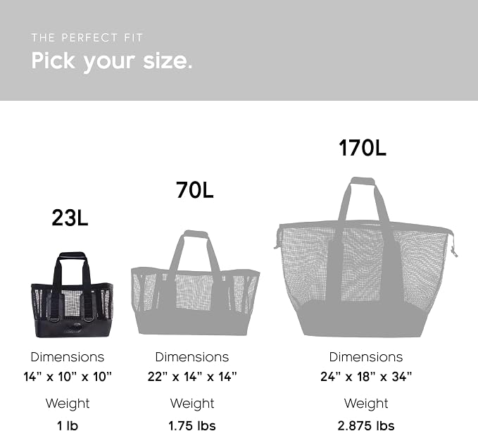 MISSION Boat Gear CASSI Heavy-Duty Outdoor Tote and Waterproof Marine-Grade Mesh Boat Bags - Image 5
