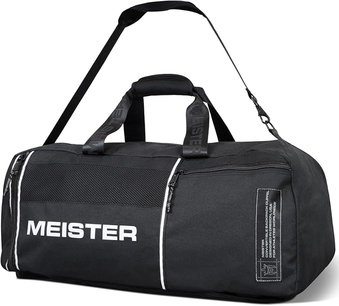 Meister Vented Convertible Duffel/Backpack Gym Bag - Ideal Carry-On | Built for athletes with dual mesh ventilation and ultra-durable construction for training, travel and everyday use by Meister