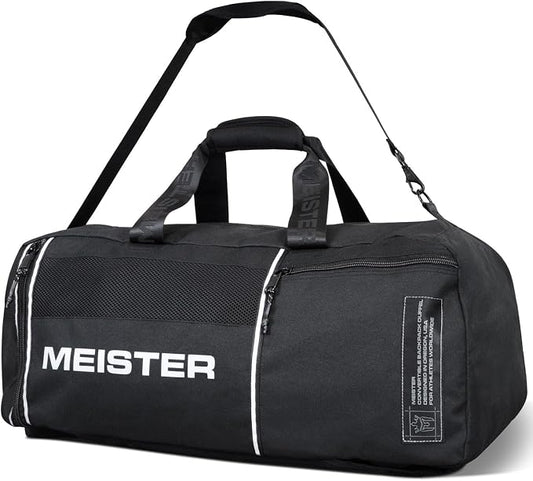 Meister Vented Convertible Duffel/Backpack Gym Bag - Ideal Carry-On | Built for athletes with dual mesh ventilation and ultra-durable construction for training, travel and everyday use by Meister