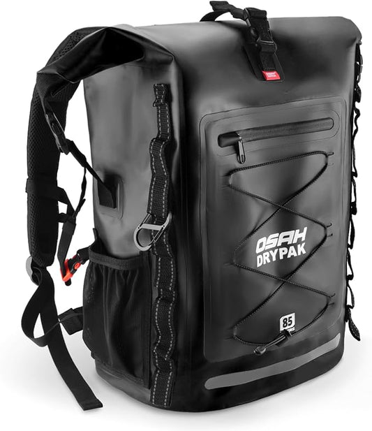 OSAH DRYPAK Waterproof Backpack Dry Bag 35L/55L/85L– Heavy Duty Roll-Top Hiking Backpack for Travel, Kayaking, Boating, Camping, Rafting and Fishing by OSAHDRYPAK