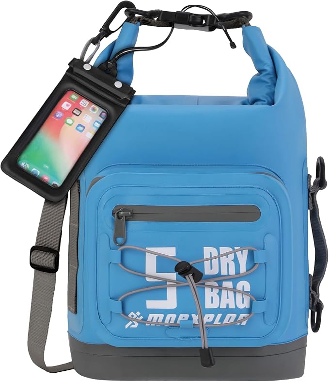 MORXPLOR Dry Bag Waterproof,5L/10L/20L/30L/40L/55L Roll Top Dry Bag Backpack with WaterProof Phone Case for Swim,Kayak by MORXPLOR