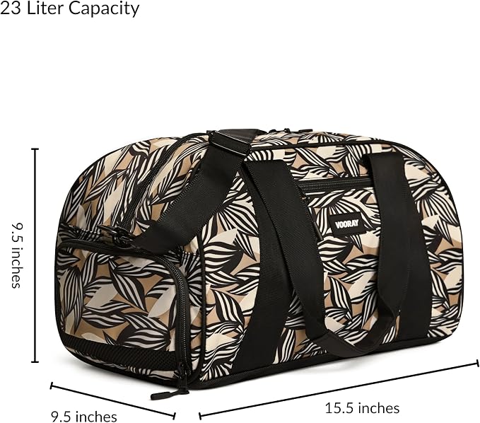 Vooray Burner Duffel Bag - 23L Small Gym Bag for Women and Men with Shoe Compartment, Lightweight Travel Duffel for Training, Sports, Overnight Use - Image 2