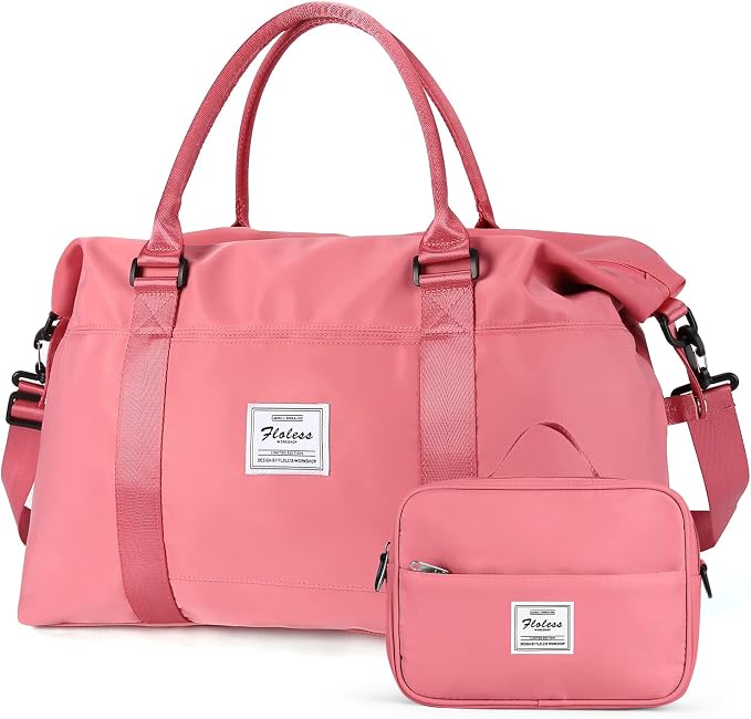 Travel Duffel Bag, Carry On Overnight Weekender Bags for Women | Travel Bag with Wet Pocket & Trolley Sleeve, For Spirit Airlines 18x14x8 Personal Item Bag - Image 6