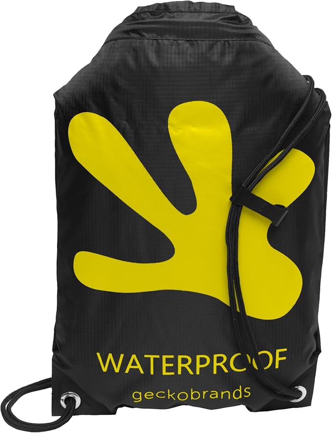 geckobrands Embark 10L Drawstring Backpack – Waterproof, Lightweight Dry Bag for Beach, Hiking, and Light Water Activities by geckobrands