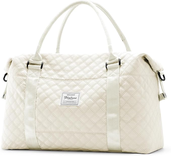Travel Duffel Bag, Carry On Overnight Weekender Bags for Women | Travel Bag with Wet Pocket & Trolley Sleeve, For Spirit Airlines 18x14x8 Personal Item Bag by HYC00