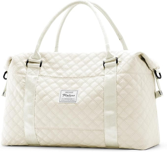 Travel Duffel Bag, Carry On Overnight Weekender Bags for Women | Travel Bag with Wet Pocket & Trolley Sleeve, For Spirit Airlines 18x14x8 Personal Item Bag by HYC00
