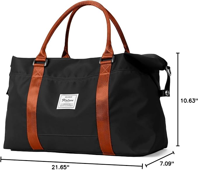 Travel Duffel Bag, Carry On Overnight Weekender Bags for Women | Travel Bag with Wet Pocket & Trolley Sleeve, For Spirit Airlines 18x14x8 Personal Item Bag - Image 8