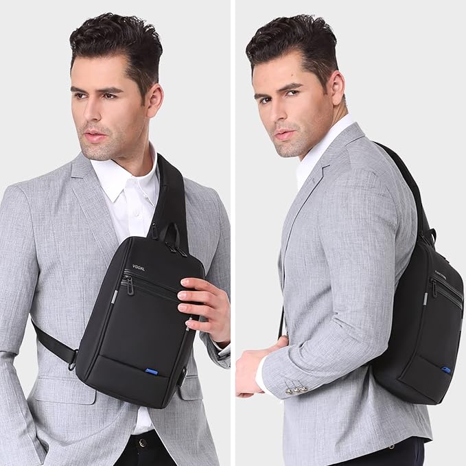 VGOAL Crossbody Bag Sling Bag for Men Sling Backpack with RFID Pocket Mini Backpack Daypack Crossbody for Travel Sport Running Hiking (FG6307) - Image 7