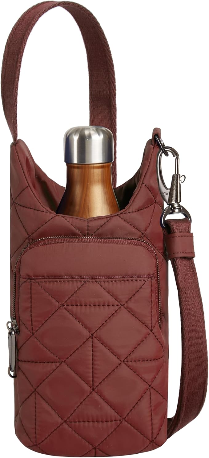 Travelon Anti-Theft Boho Insulated Water Bottle Tote - Image 9