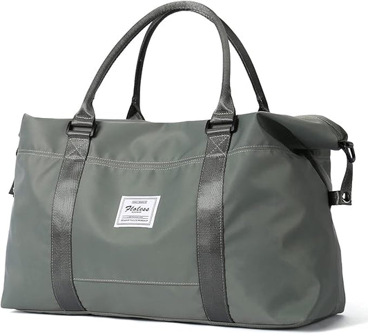 Travel Duffel Bag, Carry On Overnight Weekender Bags for Women | Travel Bag with Wet Pocket & Trolley Sleeve, For Spirit Airlines 18x14x8 Personal Item Bag by HYC00