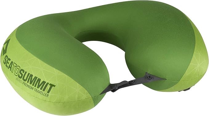 Sea to Summit Aeros Premium Traveller Inflatable Neck Pillow, Lime by Unknown