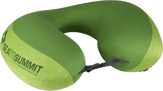 Sea to Summit Aeros Premium Traveller Inflatable Neck Pillow, Lime by Unknown