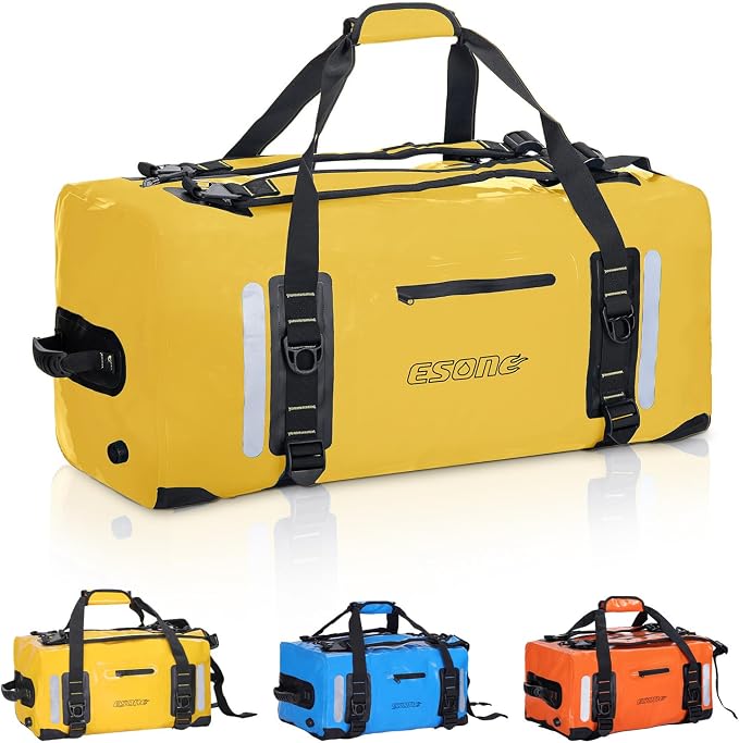 ESONE Dry Bags Waterproof Backpack for Men/Women, 90L, Ideal for Kayaking, Travel, Boating, Camping, Paddle Board, Surfing by ESONE