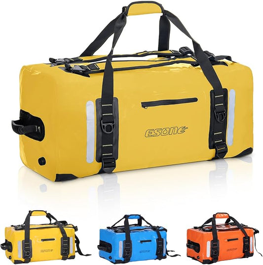 ESONE Dry Bags Waterproof Backpack for Men/Women, 90L, Ideal for Kayaking, Travel, Boating, Camping, Paddle Board, Surfing by ESONE