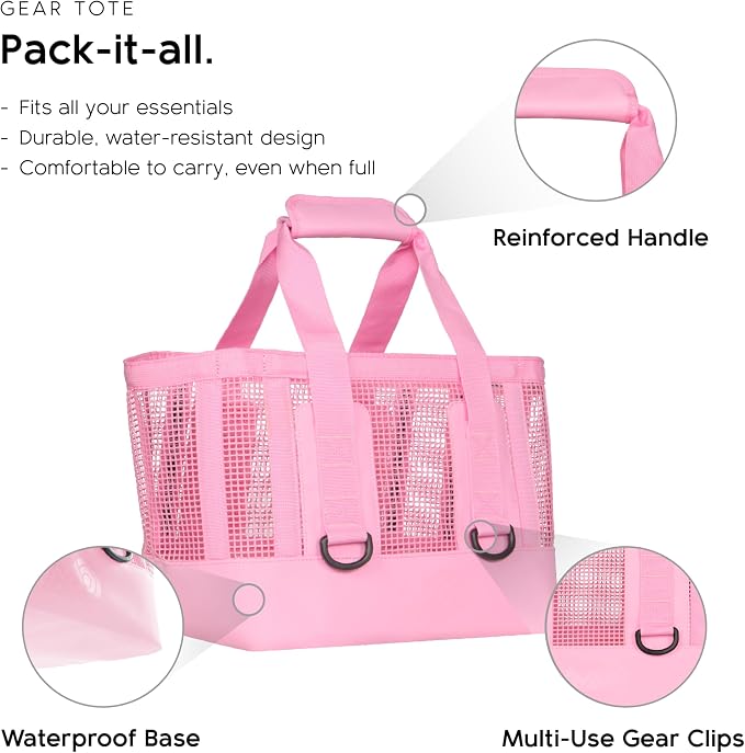 MISSION Boat Gear CASSI Heavy-Duty Outdoor Tote and Waterproof Marine-Grade Mesh Boat Bags - Image 3