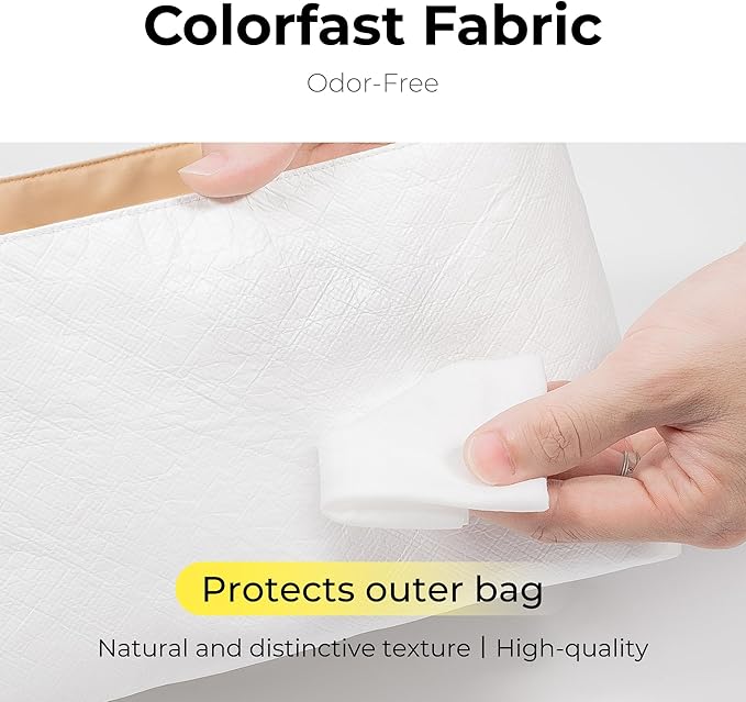 Lightweight Purse Organizer Compatible with LV Nice Nano | Handcrafted DuPont™ Tyvek®, Vanile Purse Handbag Organizer Insert, Precision 1:1 Custom Fit for Work, Travel & Daily Carry - Image 7