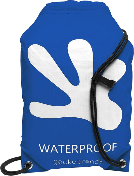 geckobrands Embark 10L Drawstring Backpack – Waterproof, Lightweight Dry Bag for Beach, Hiking, and Light Water Activities by geckobrands