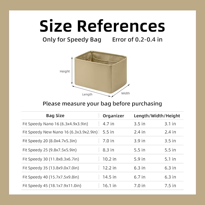 DGAZ Silk Purse Organizer Insert Fits LV Speedy 16/20/25/30/35/40/45 bags，Silky Smooth Bag Organizer，Luxury Handbag & Tote Shaper(S2 trench,SP40) - Image 7