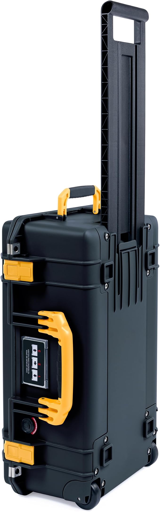 Black Pelican Air 1535 Carry-on Case - with TrekPak Divider System & Mesh Lid Organizer - Yellow Handles & Latches. - Image 4