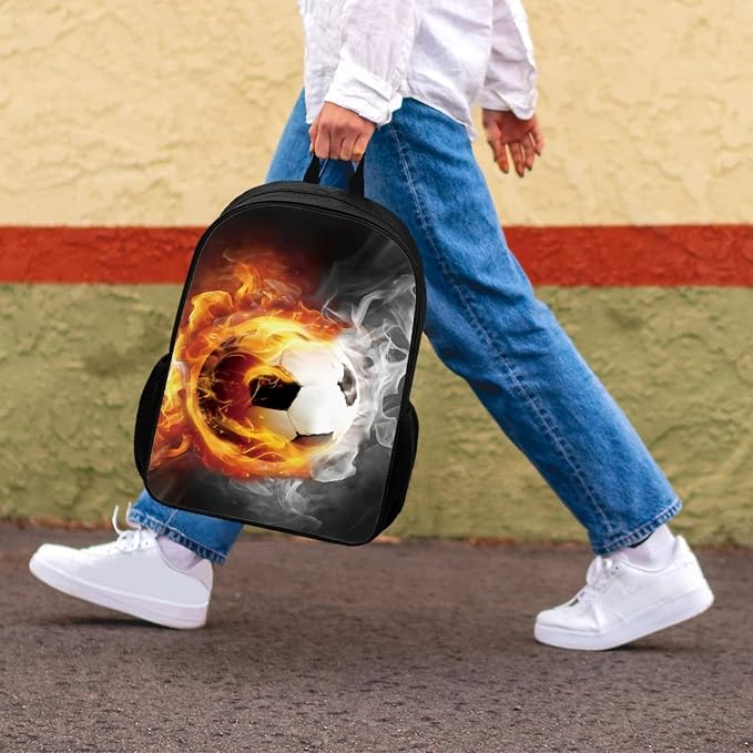 AFPANQZ Kids Backpack 3 Pieces Set Large Capacity School Bags with Heat Insulated Lunch Bags Small Pencil Bags 3 Pack - Image 5