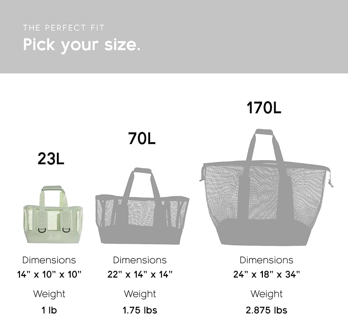 MISSION Boat Gear CASSI Heavy-Duty Outdoor Tote and Waterproof Marine-Grade Mesh Boat Bags - Image 5