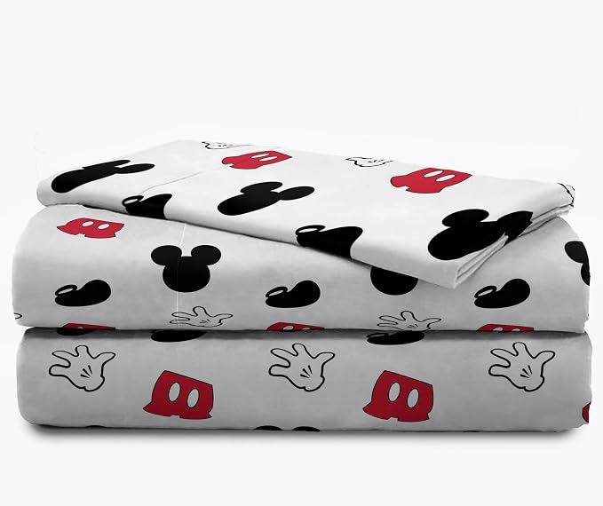 Jay Franco Disney Mickey Mouse Kids Twin Sheet Set 3 Piece - Reversible | Super Soft Brushed Microfiber, Deep Pocket, Breathable, Machine Washable Kids Bedding (Official Disney Product) - Image 4