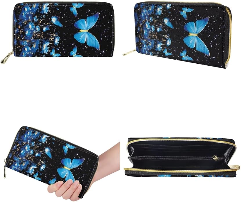 GIFTPUZZ Women Tote Bag Women Wallet Portable Cosmetic Bag for Women Bag Set 3 Pack PU Leather Bags with Zipper - Image 7
