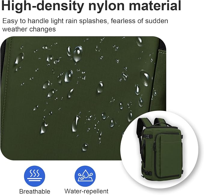 Carry On Travel Backpack Flight Approved Laptop Backpack for Women Men | Personal Item Travel Bag, Casual Weekender Daypack with Wet Pocket for Business, Hiking - Image 7